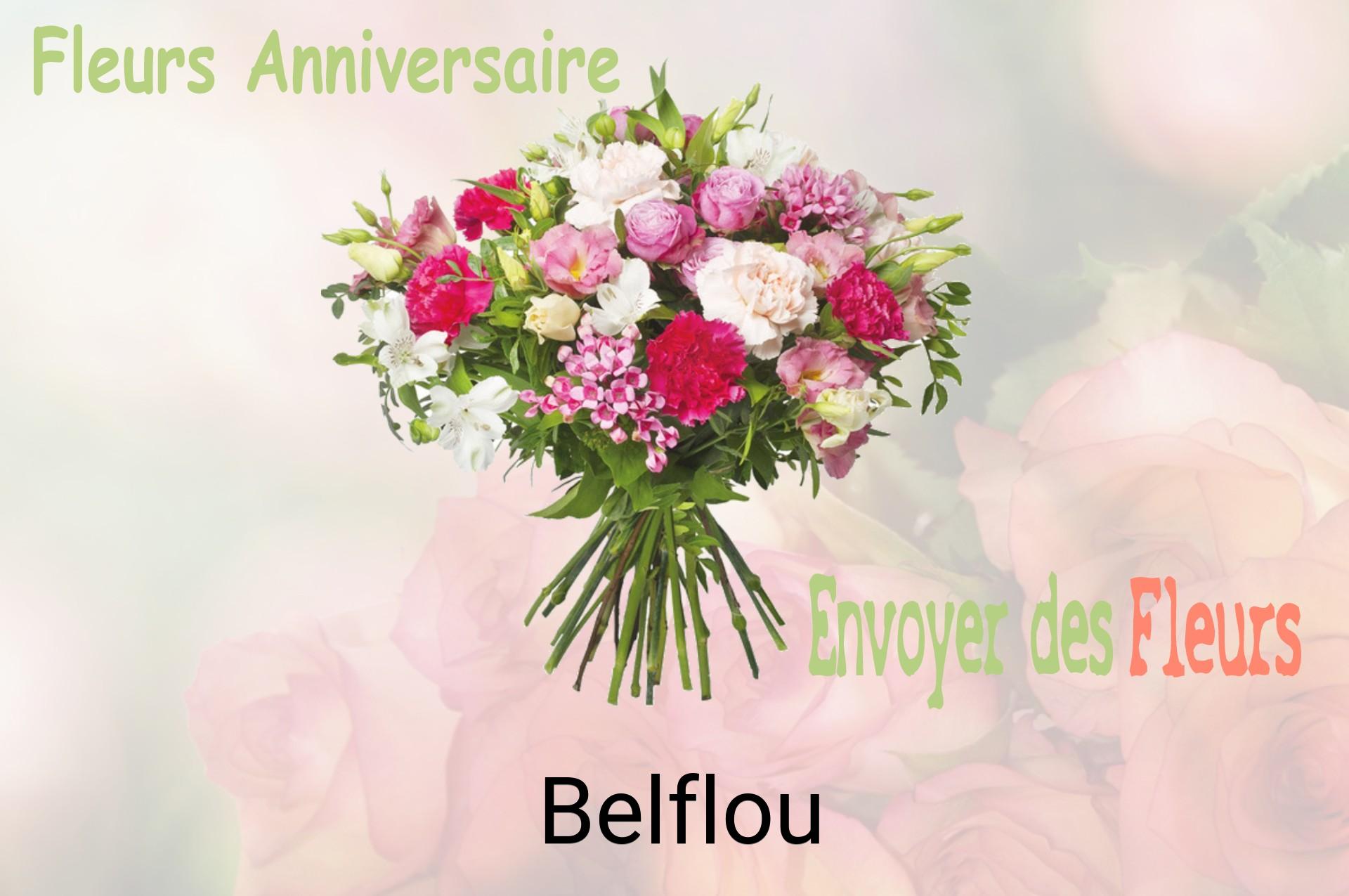 Bouquet de fleurs d’anniversaire livré à Belflou
