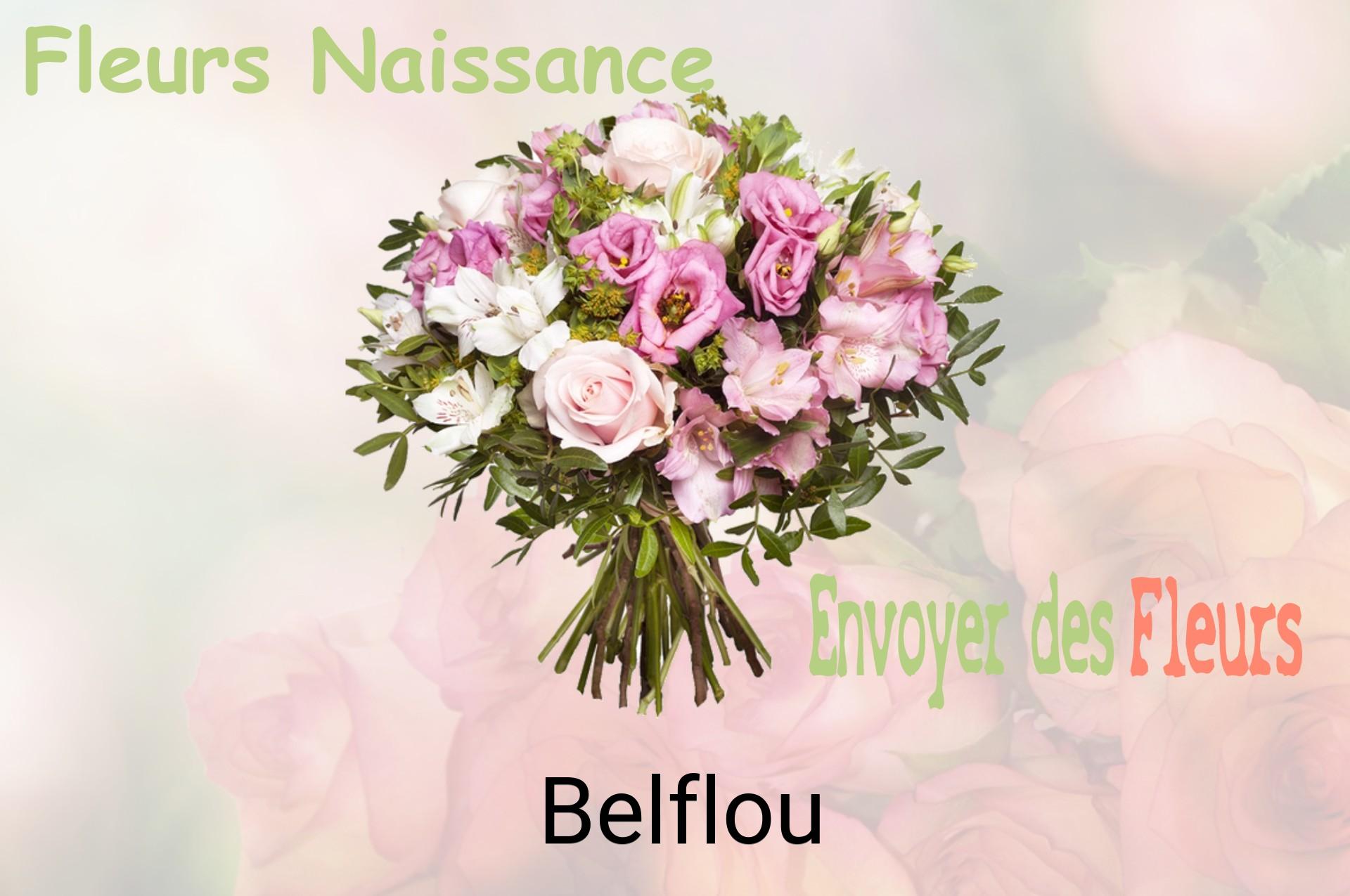 Bouquet de fleurs de naissance livré à Belflou
